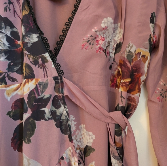 Hope and Ivy Wrap Maxi Dress NWT 12 - Picture 7 of 13